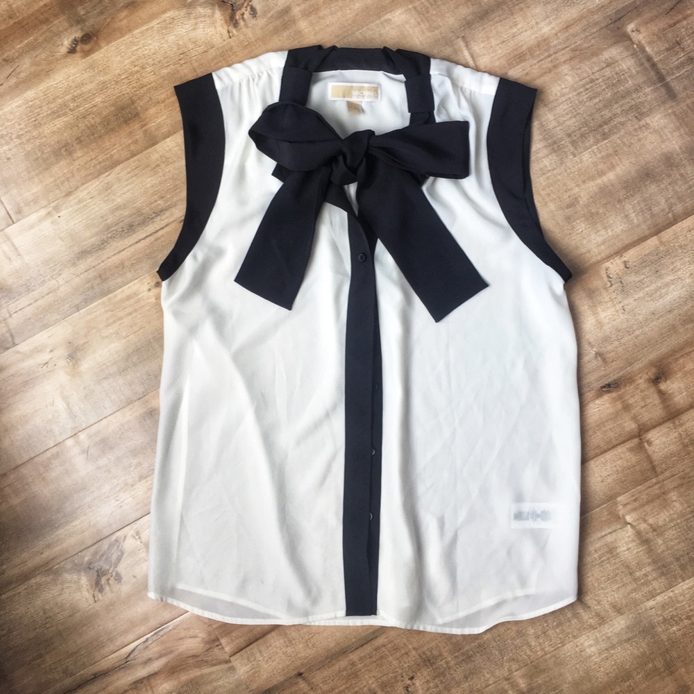 White MICHAEL Michael Kors blouse - size L (EUC)